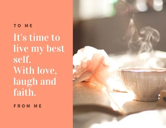 Peach Tea Photo Love, Laugh and Faith
